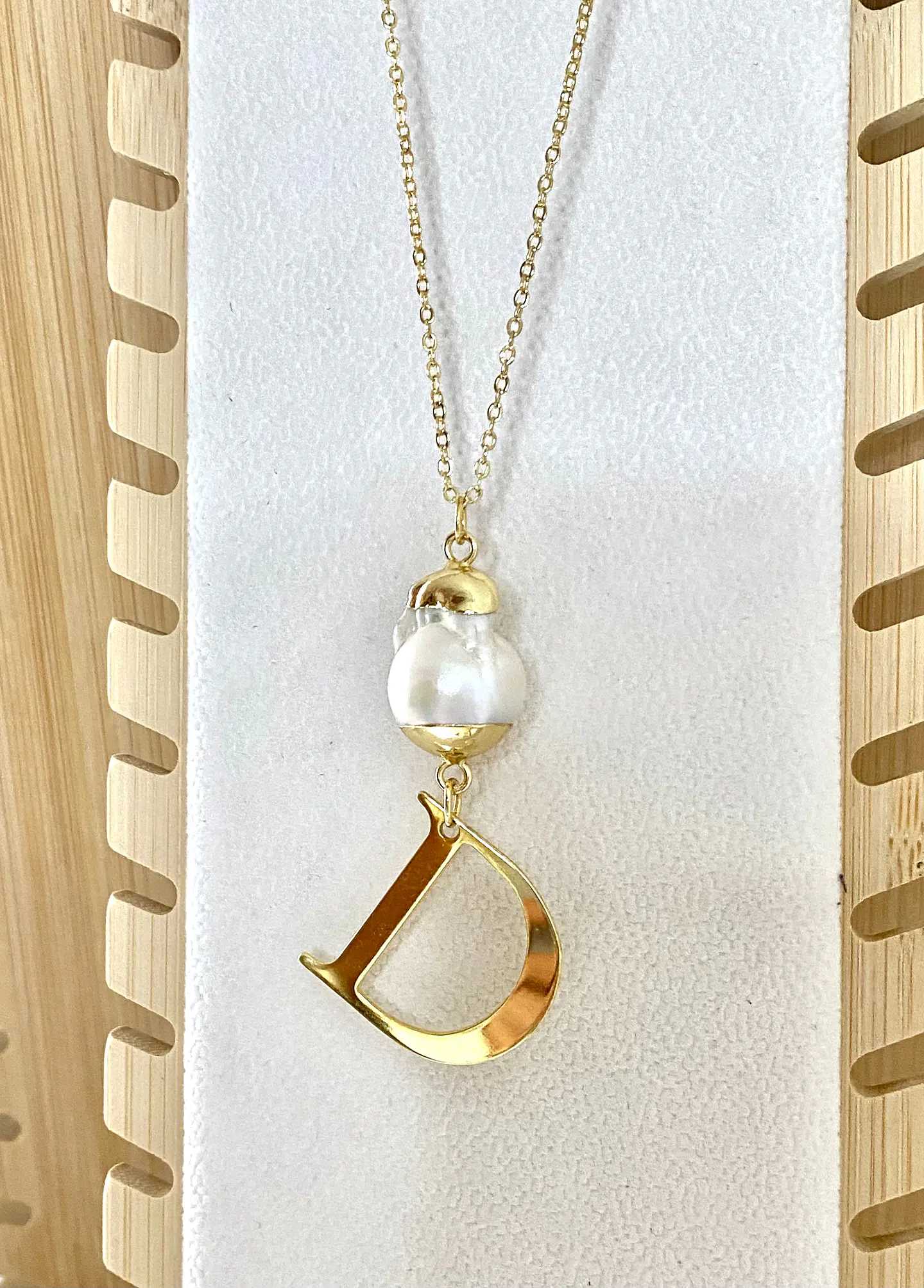 Cadena maxi Perla Inicial D  4