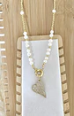 Collar Perlas de Río Corazón Inclinado  - Miniatura 1