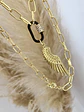 Collar Ala Gold Conector Black  - Miniatura 2