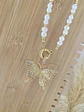 Collar Perlas dije Maxi Mariposa Circones  - Miniatura 1