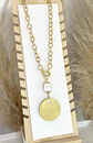 Collar Medallón Padre Nuestro Perla  - Miniatura 3