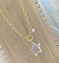 Collar Estrella Cuarzo punto luz Corazon cristal  - Miniatura 3