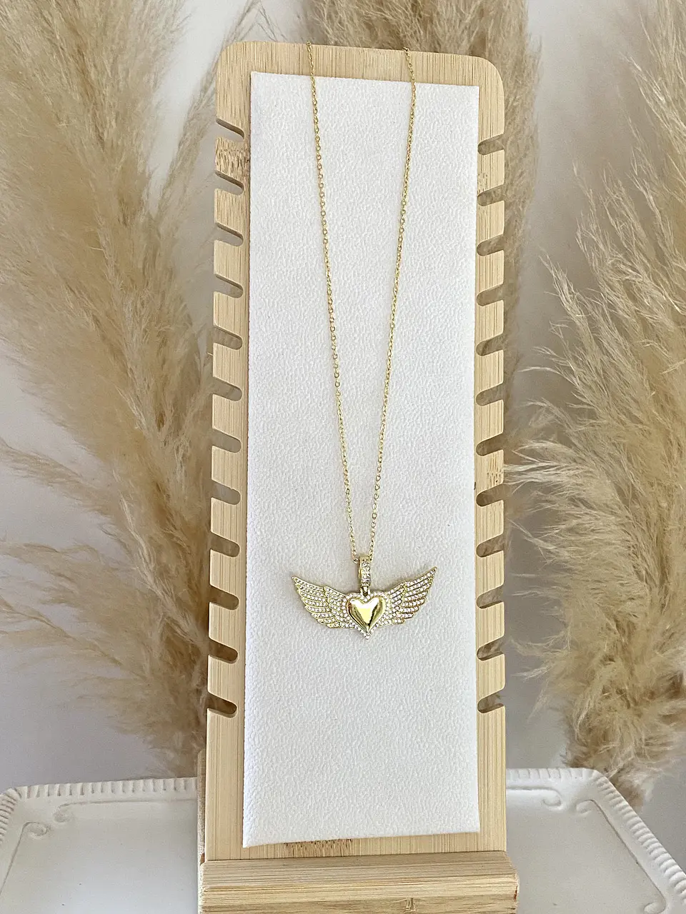 Cadena dije Corazón Alado Circones Gold 2