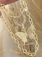Collar Maxi Mariposa Conector Corazon Circones  - Miniatura 1