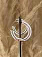 Aros Maxi Argolla Lisa Silver 30 mm - Miniatura 2