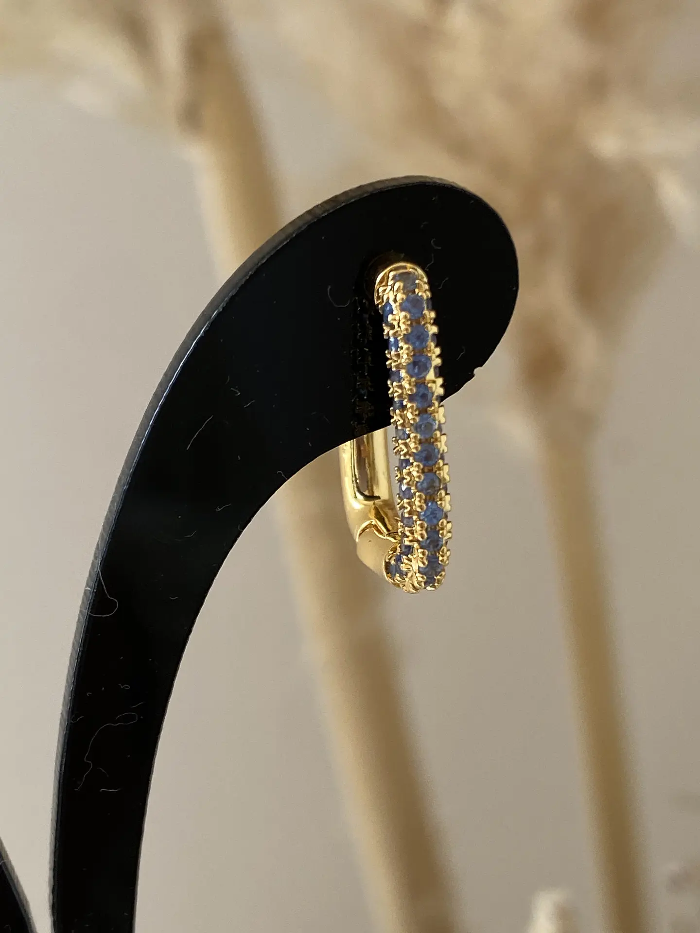Aros Circones Turquesa Classic  4