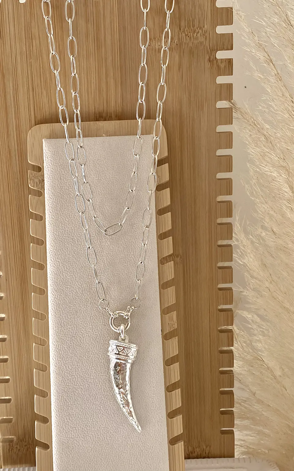 Collar Maxi Cacho Silver  2