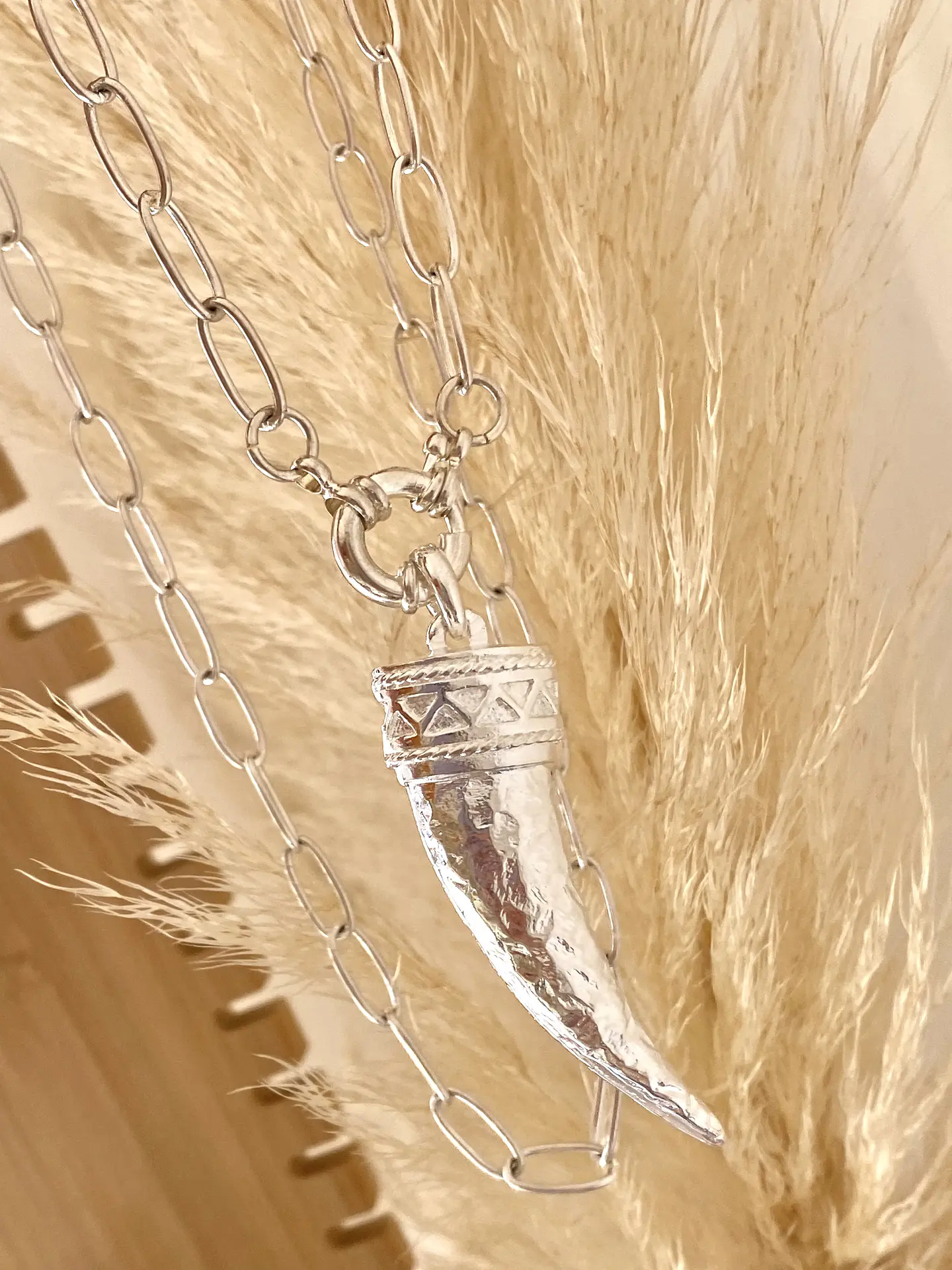Collar Maxi Cacho Silver  1