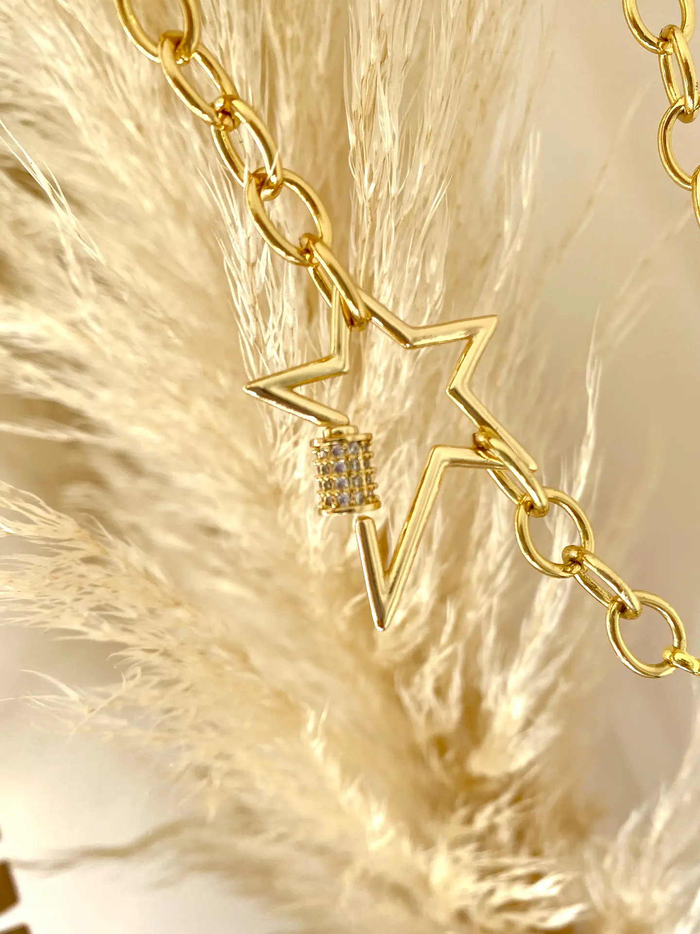 Collar Dúo Estrella Rockera Lateral  4