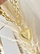 Collar Maxi Cadenon Corazon Sagrado - Miniatura 2