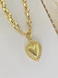 Collar Maxi Cadenon Corazon Sagrado - Miniatura 4