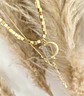 Collar  Inspo Dior Mostacilla cuadrada  Gold - Miniatura 1