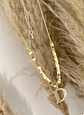 Collar  Inspo Dior Mostacilla cuadrada  Gold - Miniatura 3
