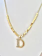 Collar  Inspo Dior Mostacilla cuadrada  Gold - Miniatura 5