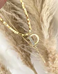 Collar  Inspo Dior Mostacilla cuadrada  Gold - Miniatura 6