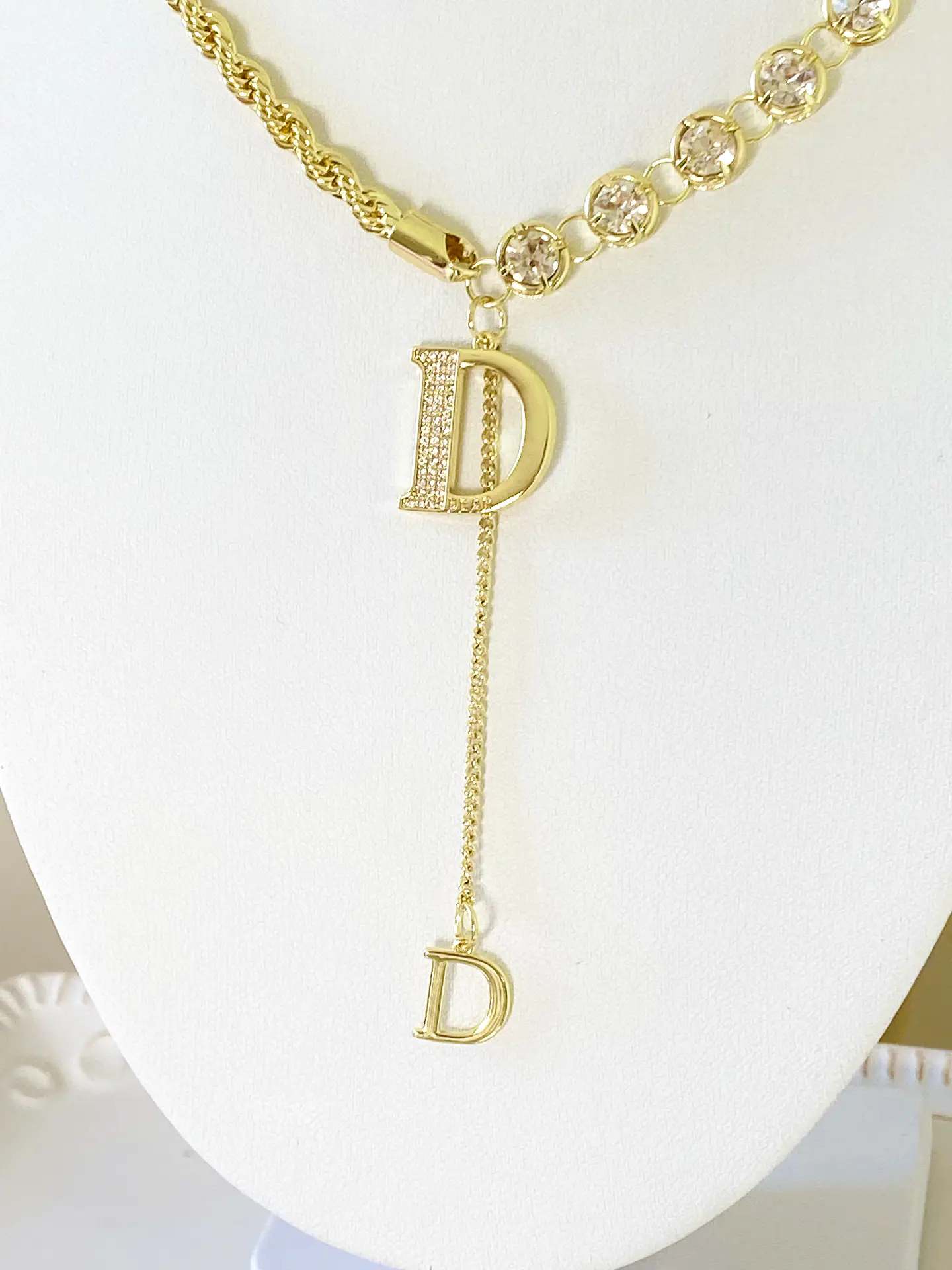Collar Inspo  Dior cadena turbillon Circones  5