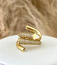 Anillo Circones entrelazado Gold Ajustable  - Miniatura 1