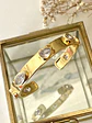  Pulsera Cristales Luxury Gold - Miniatura 3