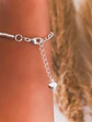  Pulsera Mostacilla Dije Corazón Silver - Miniatura 4