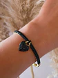  Pulsera Corazón Circones Black - Miniatura 4