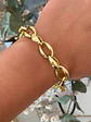  Pulsera Maxi Eslabones Cadenón Gold - Miniatura 2