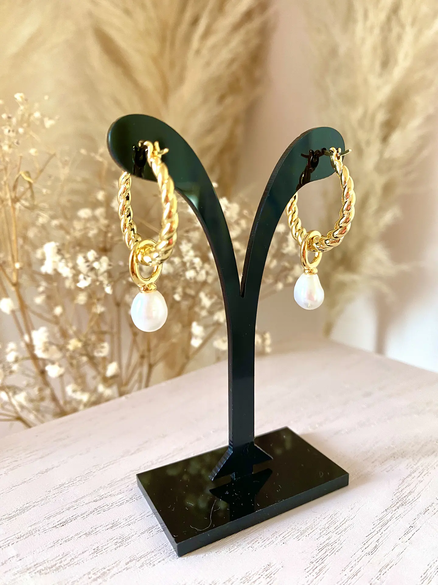 Aros Argolla Turbillon Perla  1