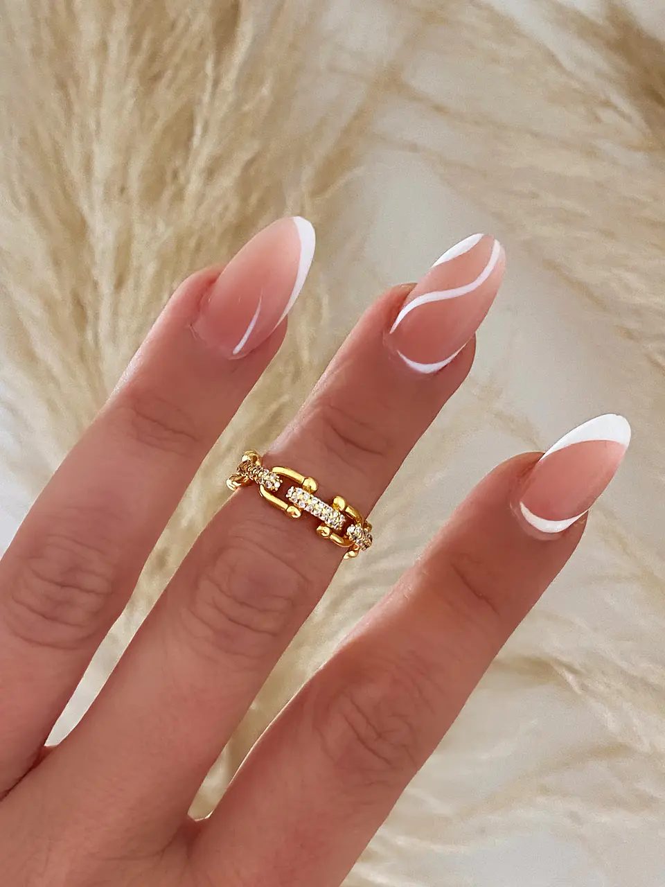 Anillo Cadena  Gold 3