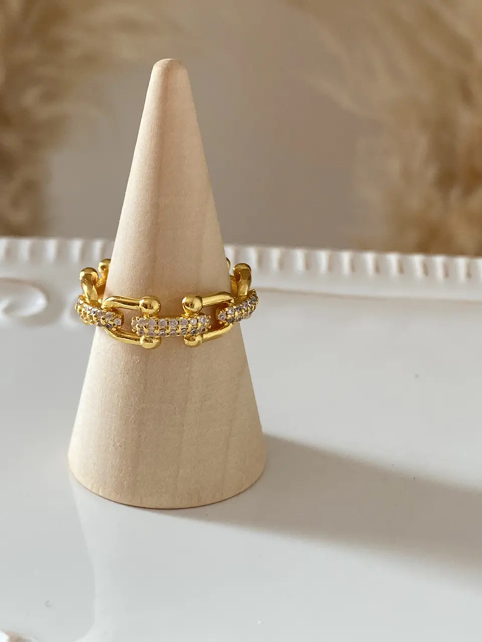 Anillo Cadena  Gold 2