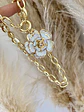 Collar Maxi Cadenón dije Camelia Nácar  - Miniatura 4