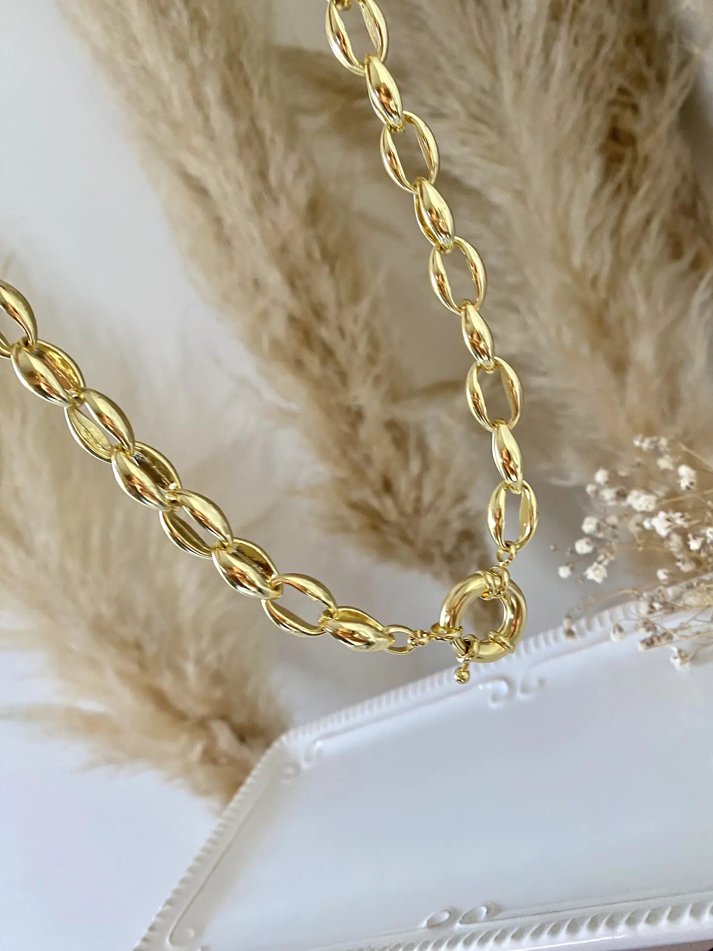 Collar Maxi Cadenón Dije Luna  5