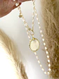 Collar Perlas Maxi Medallón Nácar Broche Luxury  - Miniatura 4