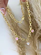 Collar Eslabones Trío Corazones  - Miniatura 4