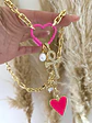 Collar Conector Pink + 4 dijes  - Miniatura 1
