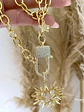 Collar Maxi Estrella 10 puntas Cristales + Broche Candado Luxury - Miniatura 4