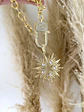 Collar Maxi Estrella 10 puntas Cristales + Broche Candado Luxury - Miniatura 6