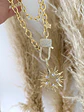 Collar Maxi Estrella 10 puntas Cristales + Broche Candado Luxury - Miniatura 3
