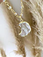 Collar Perlas Cristales dije Luna  - Miniatura 3