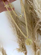 Collar Grueso Turbillón Medalla San Benito Gold - Miniatura 3