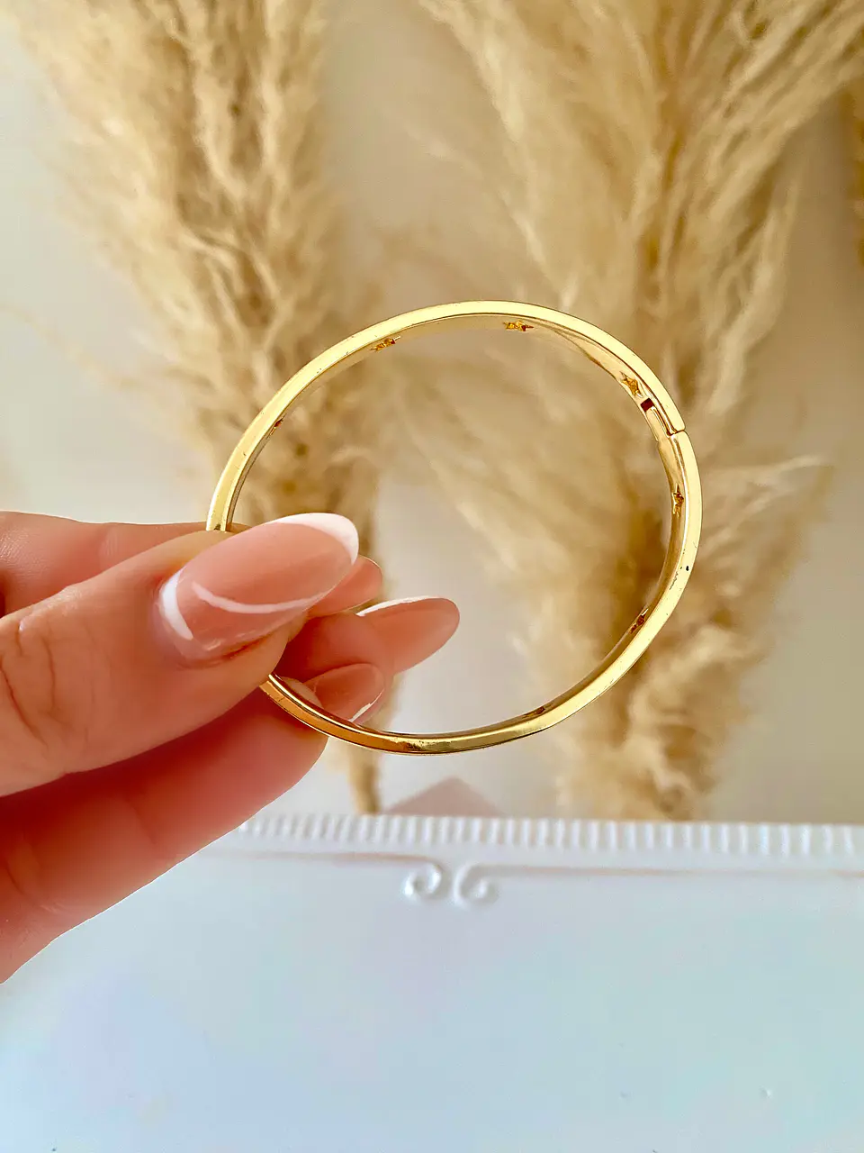 Pulsera Brazalete Estrellas Gold  2