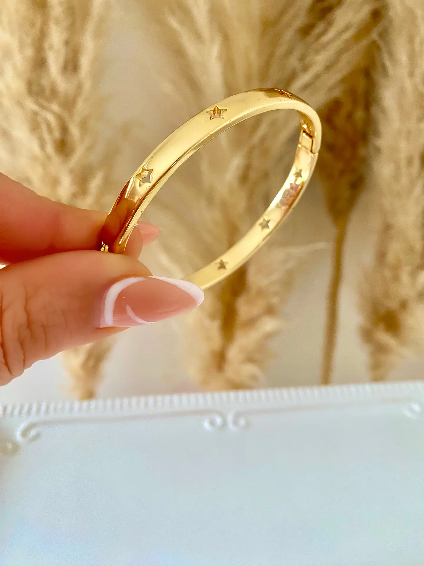 Pulsera Brazalete Estrellas Gold  5
