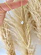 Cadena bolita punto de luz Corazón Cristal - Miniatura 4