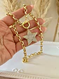 Collares eslabones dije Estrella Circones gold - Miniatura 2