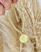Pulsera balines dije Medalla Estrella Gold - Miniatura 4