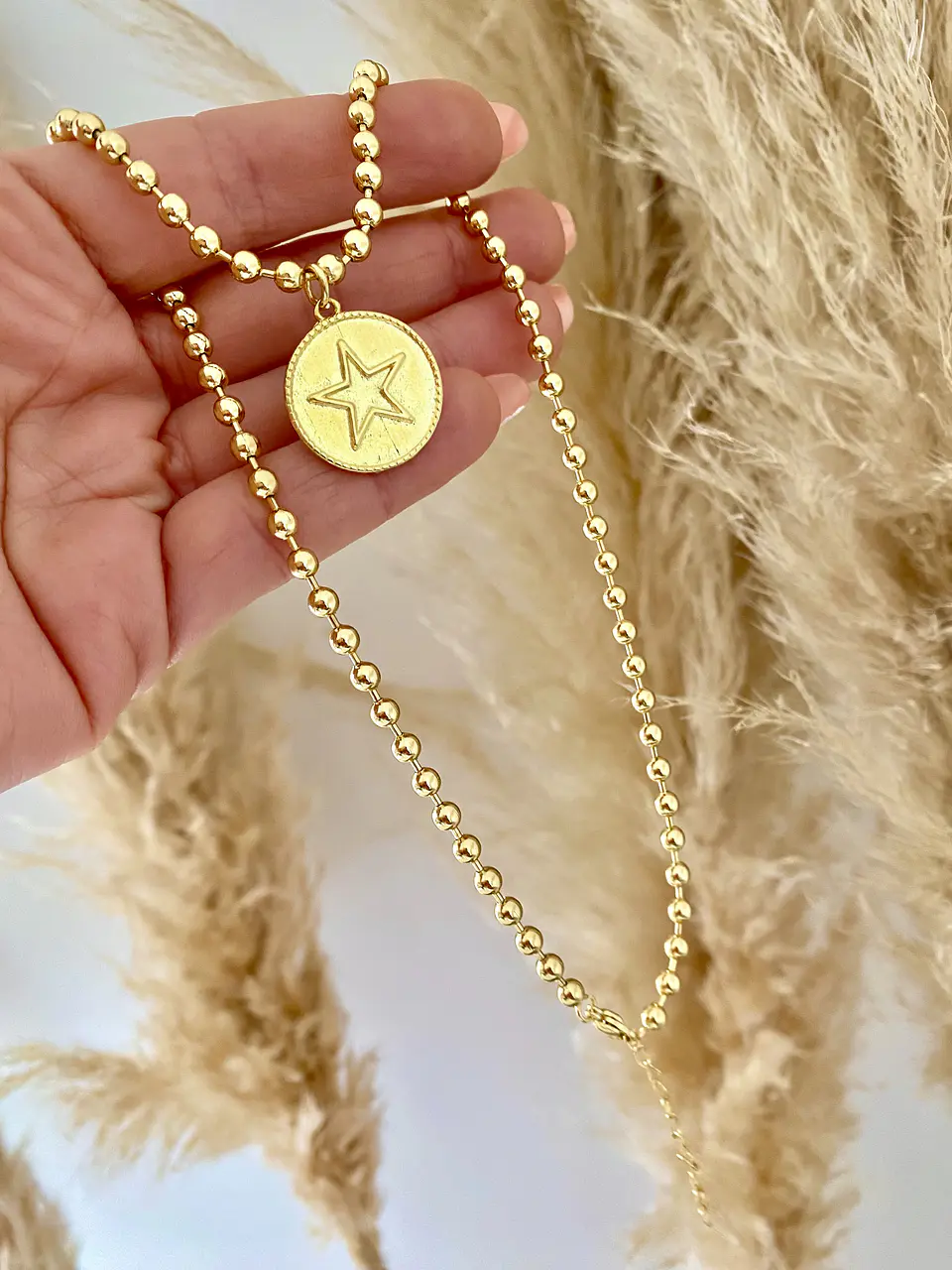 Collar balines medalla Estrella  2