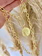 Collar Moneda Francesa conector ovalado punto luz - Miniatura 2