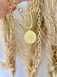 Collar Moneda Francesa conector ovalado punto luz - Miniatura 4