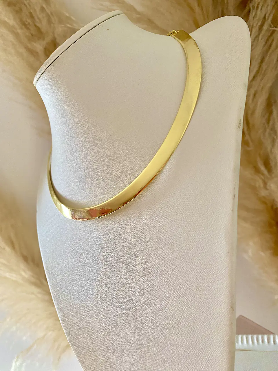 Collar Choker  enchape oro 4