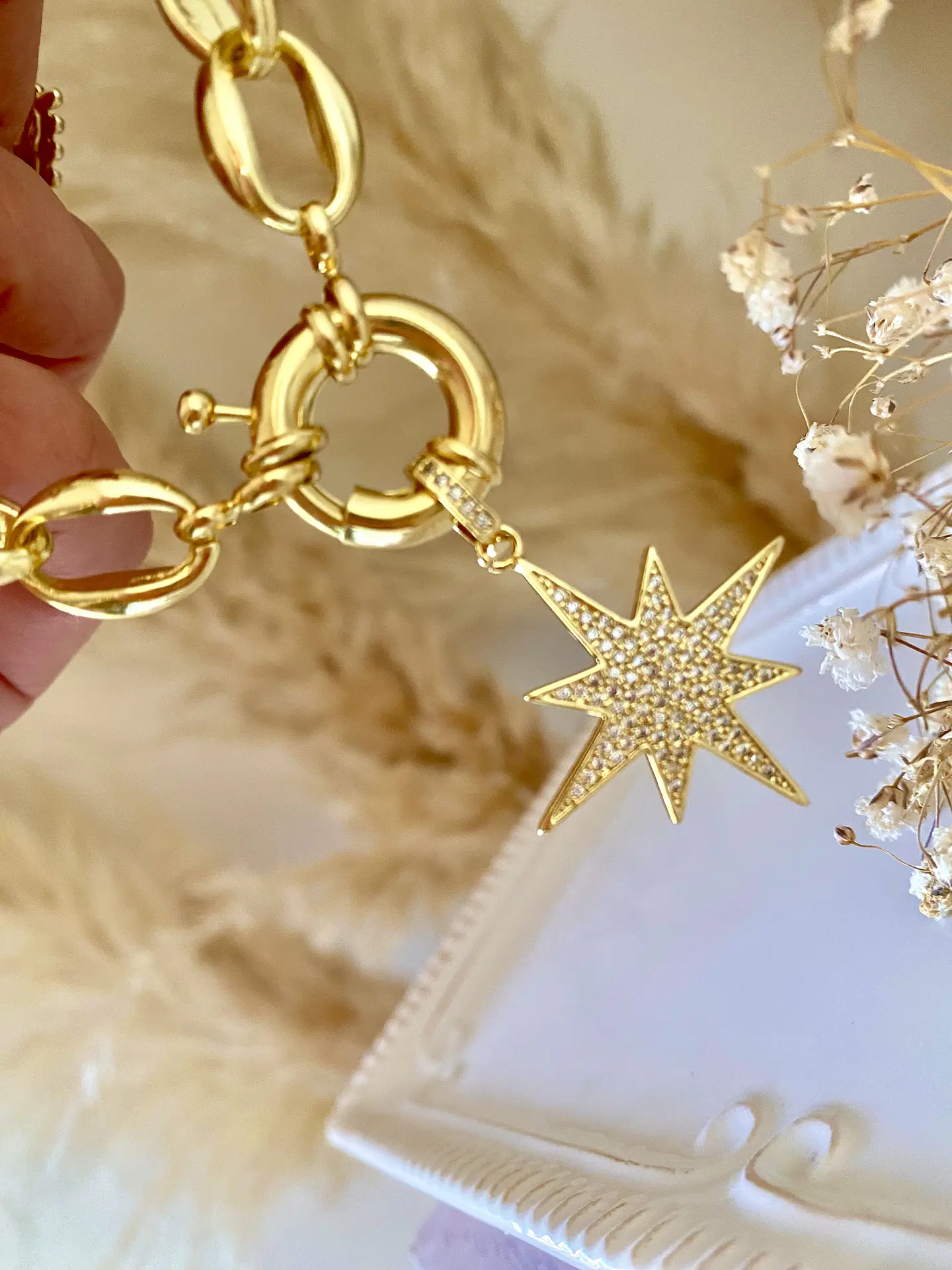 Pulsera Maxi Cadenón dije Estrella guía Circones  4