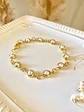 Pulsera perlitas engarzadas gold - Miniatura 1