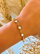 Pulsera perlitas engarzadas gold - Miniatura 4